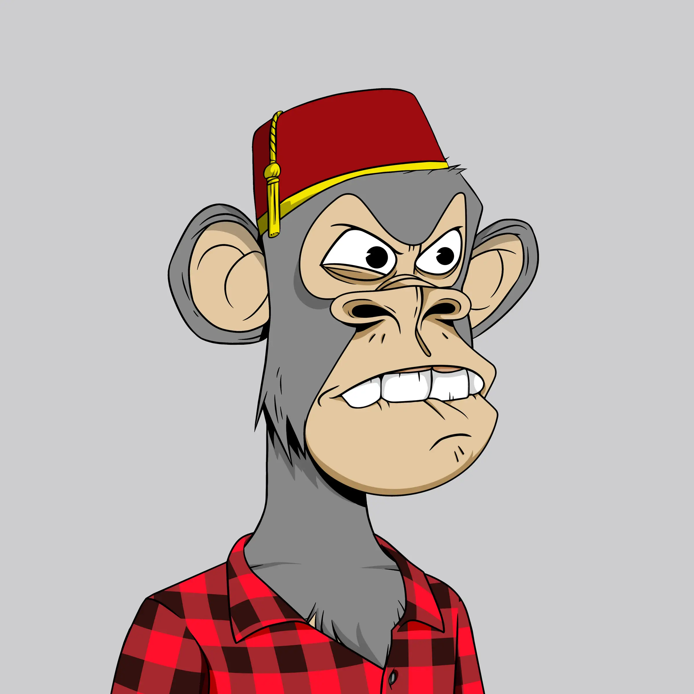 ANGRY APES by BAYC Members Ordinals on Ordinal Hub | #14541004