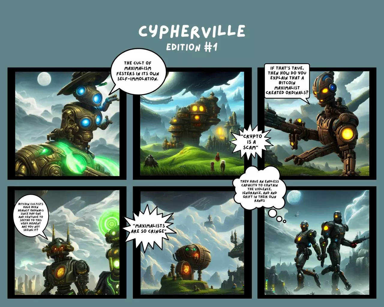 Cypherville Comics by Lemonhaze Ordinals on Ordinal Hub | #139559